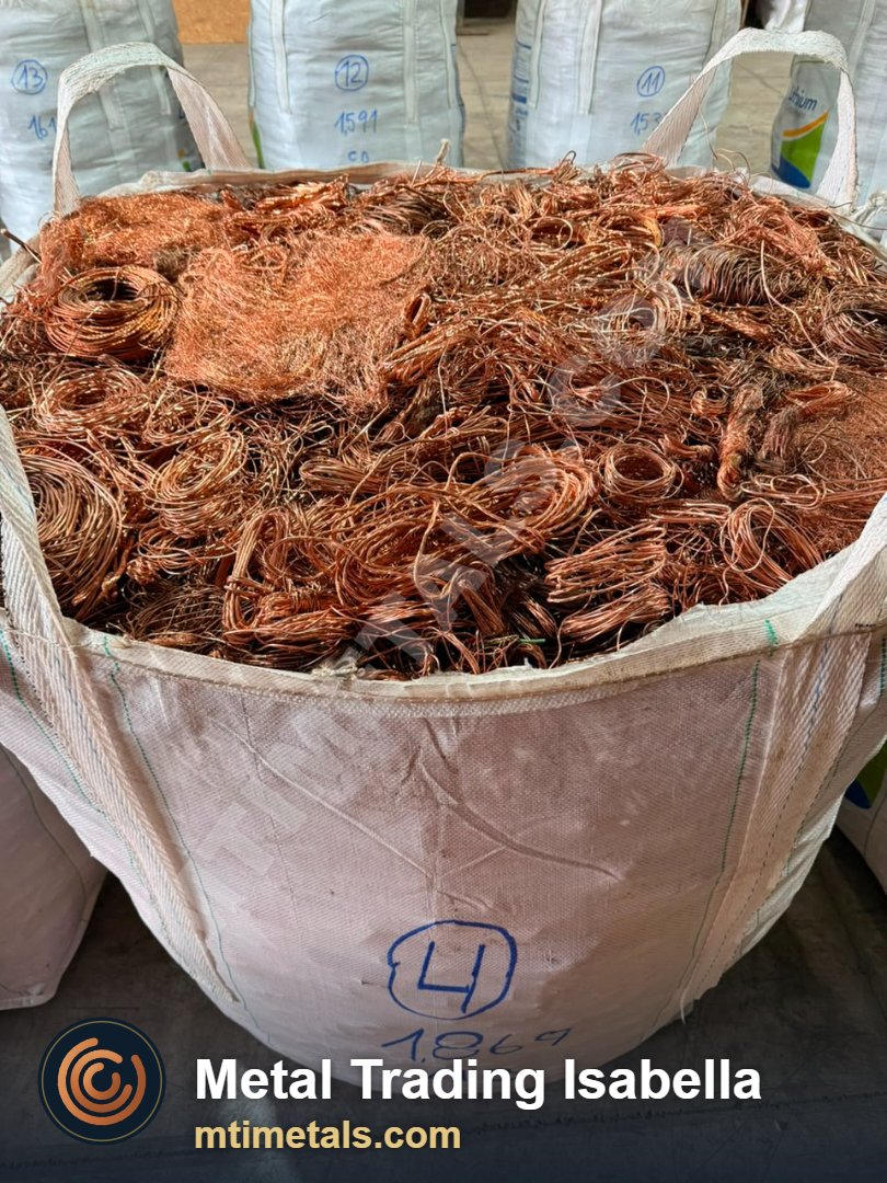 Numbered big bag of copper wire